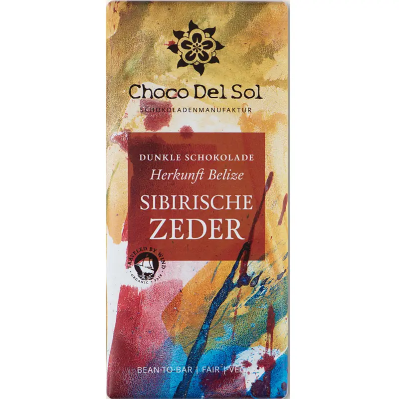 Schokolade mit sibirischer Zerdernuss von Choco del Sol