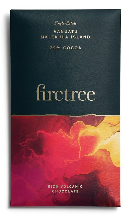 FIRETREE Chocolate | Schokolade »Vanuatu Malekula Island« 72% | 65g