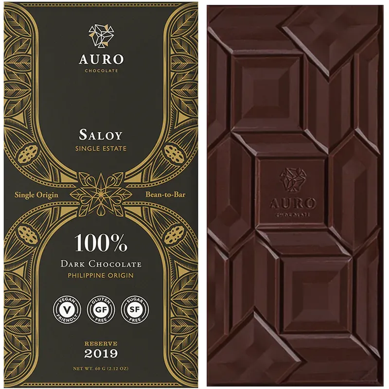 100% kakaomasse Schokolade von Auro