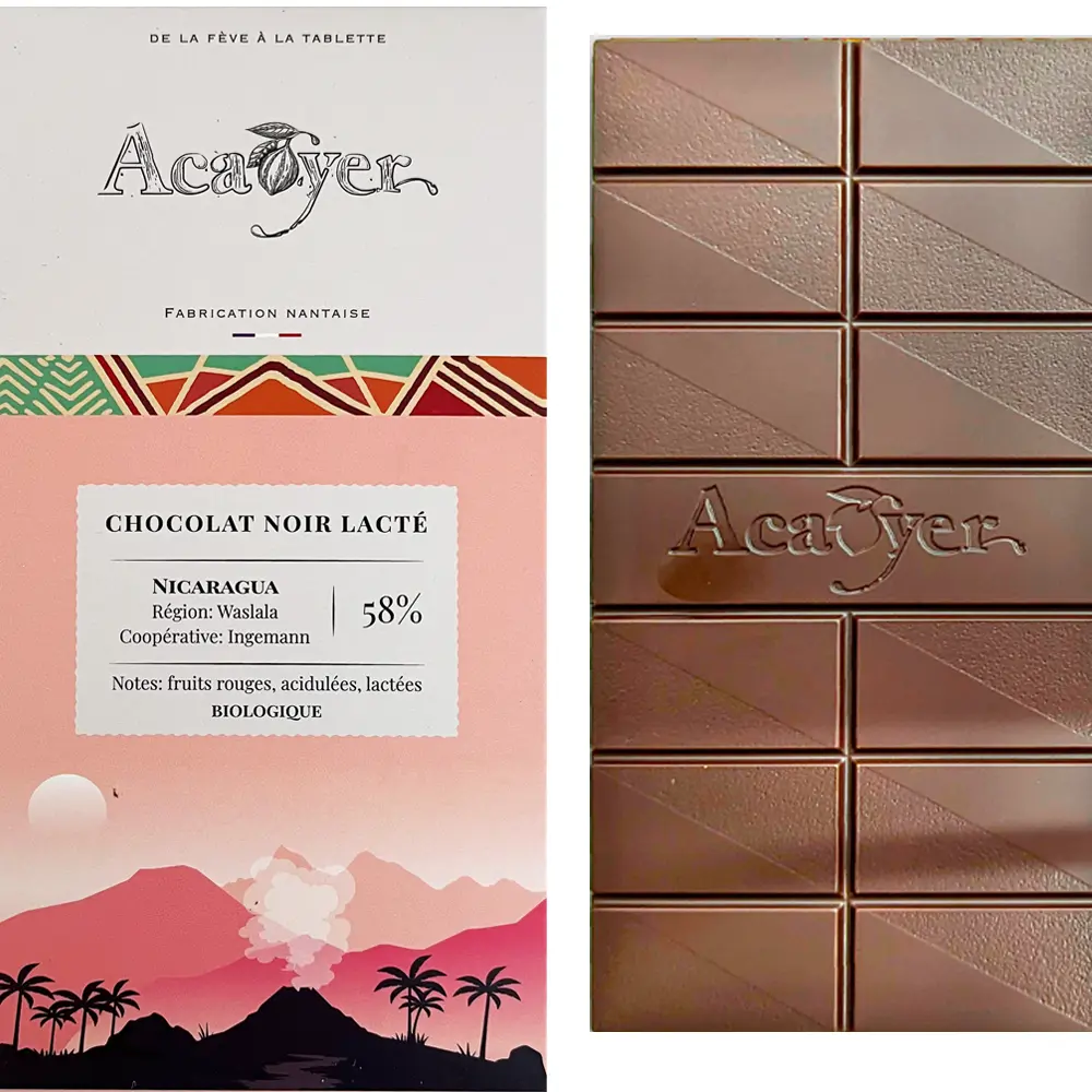 Milchschokolade Nicaragua von Acaoyer Frankreich