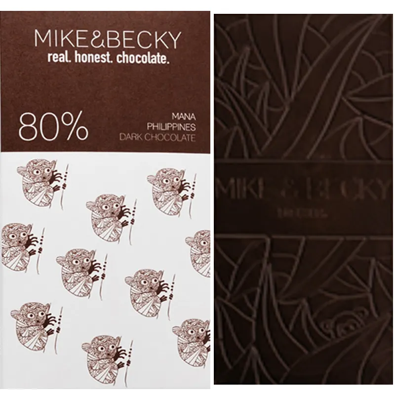 Brüsseler Schokolade mit 80% Kakao von mike & Becky