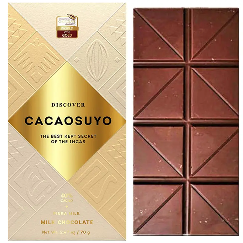 Feinste Milchschokolade von Cacaosuyo
