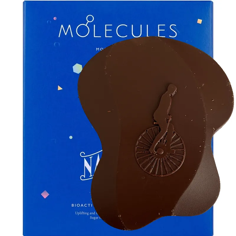 CHOCOLATE NAIVE | Dunkle Schokolade »Molecules« 75% | 57g Molekules Molekular-schokolade von Chocolate Naive