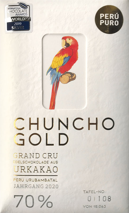PERU PURO Schokolade aus seltenem Urkakao »Chuncho« 70%