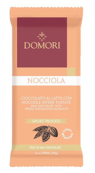 DOMORI | Milchschokolade & Haselnüsse »Nocciola« 42% | 75g