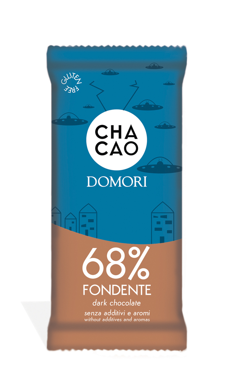 CHACAO by Domori | Dunkle Schokolade »Fondente« 68% | 50g MHD 31.05.2023