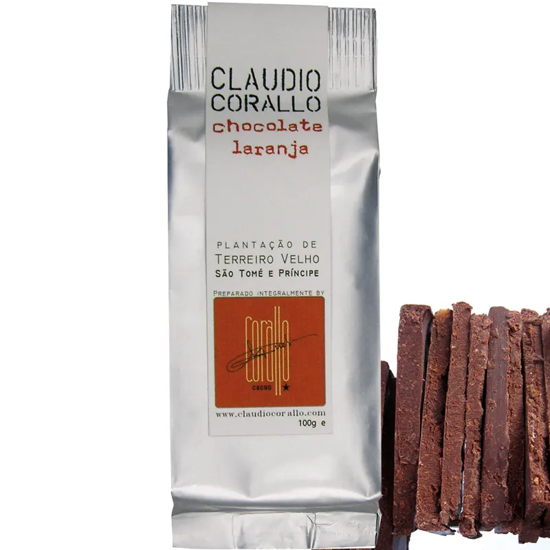 Schokolade mit Orange Laranja von Claudio Corallo