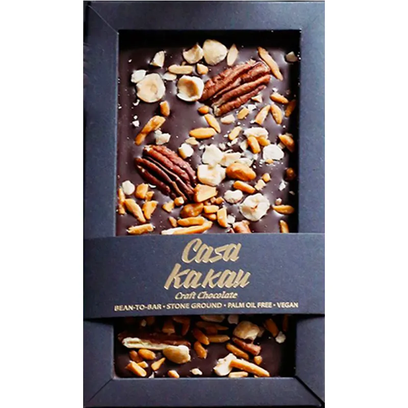 Schokolade mit Nüssen und Mandeln von Casa Kakau Plovdiv