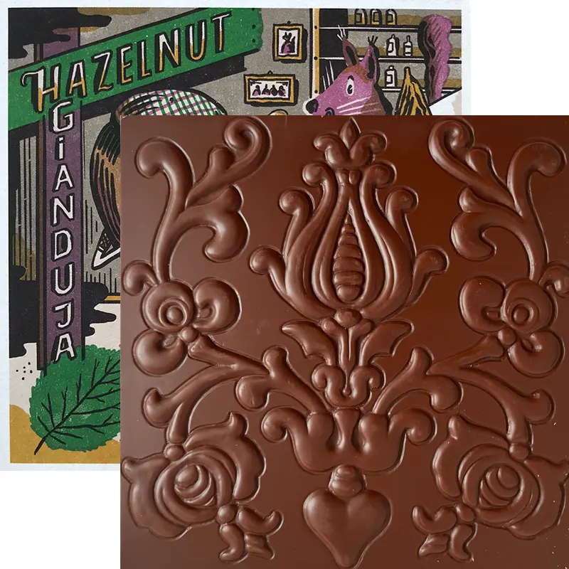 Haselnuss Nougat Schokolade von Rózsavölgyi Csokoládé