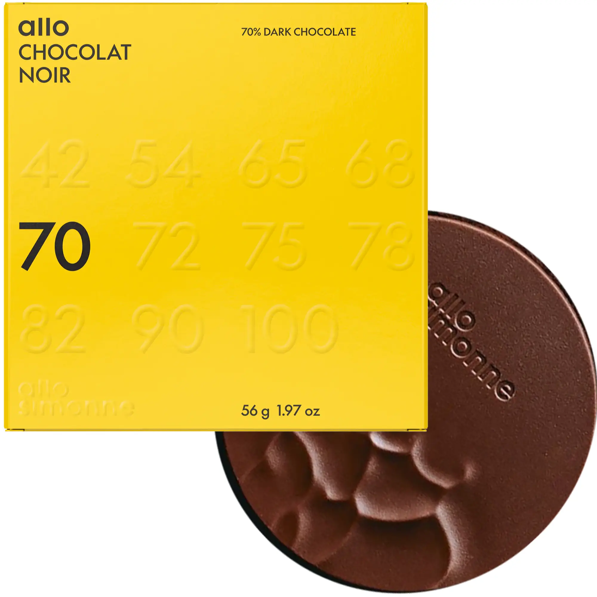 ALLO SIMONNE | Dunkle Schokolade »Noir - Philippines« 70% | 56g Philippines Schokolade 70% von Allo Simonne