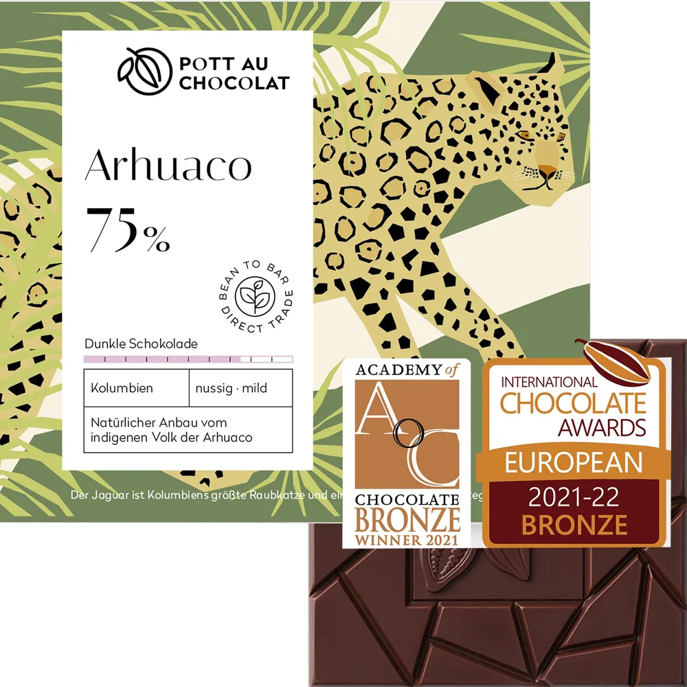 Arhuaco Schokolade von Pott au chcoolate