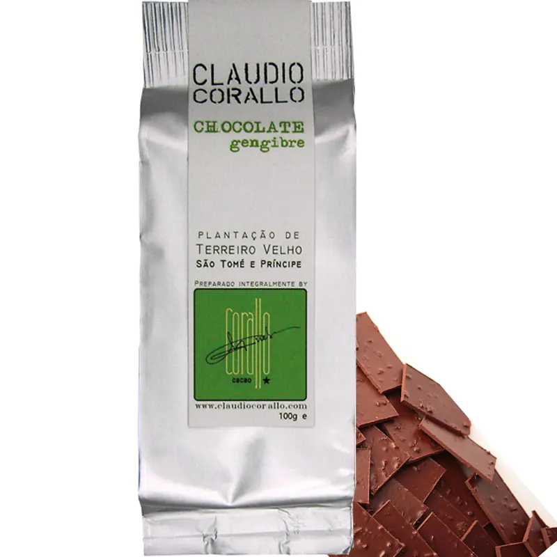 Schokolade mit Ingwer Gengibre von Claudio Corallo