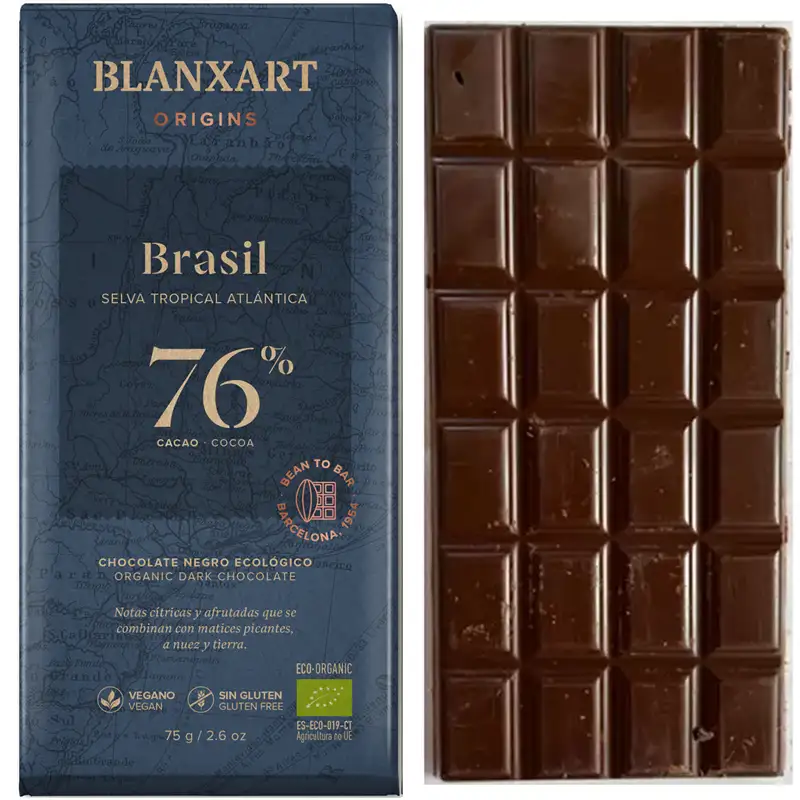 Brasil 76% Schokolade von Blanxart Spanien