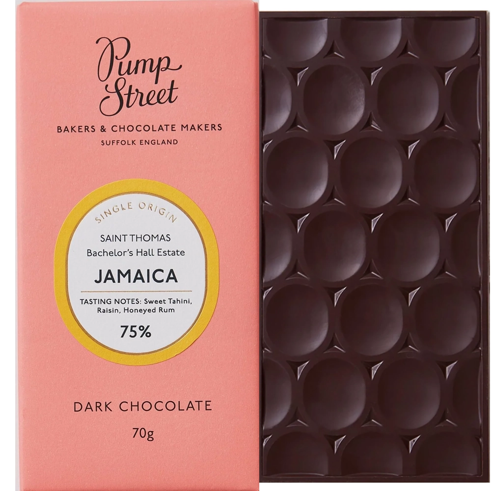 Pump Street Jamaica 75 % – Single-Origin-Schokolade aus Jamaika von Bachelor’s Hall Estate