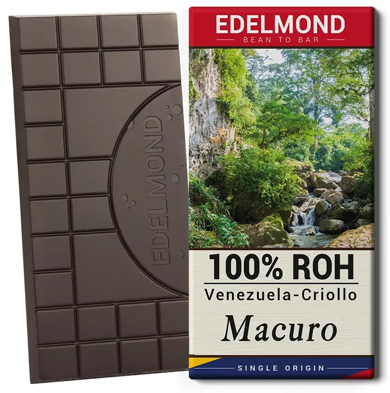 100 Prozent Edelschokolade Macuro Criollo von Edelmond