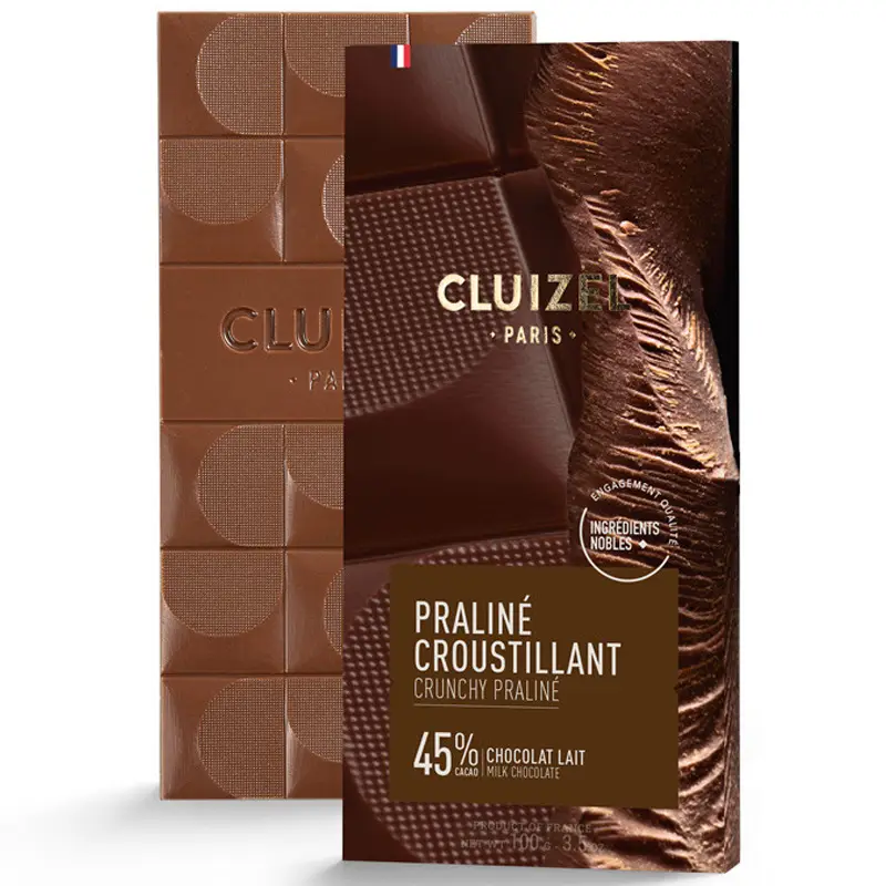 Praliné Croustillant 45% Schokolade von Michel Cluizel
