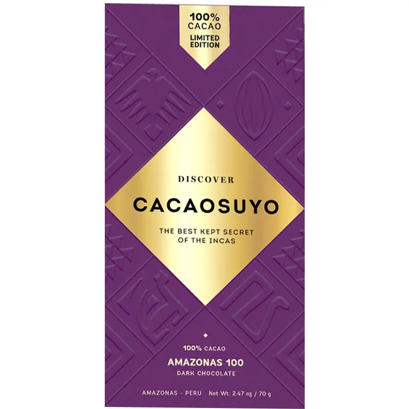 100% Pure Kakaomasse Amazonas Schokolade von Cacaosuyo