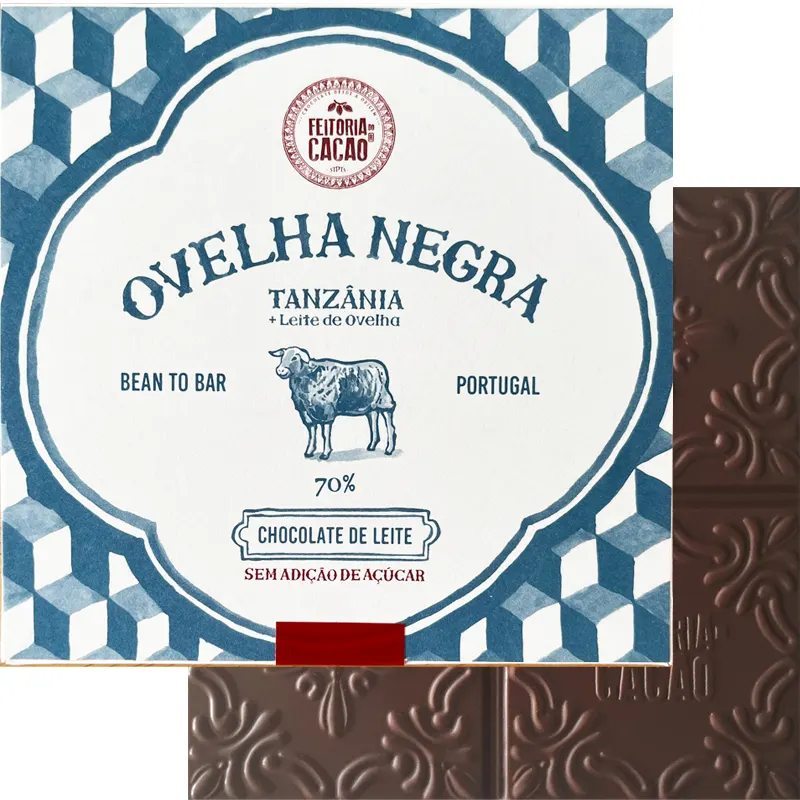 milchschokolade ohne Zuckerzusatz Ovelha Negra von Feitoria do Cacao