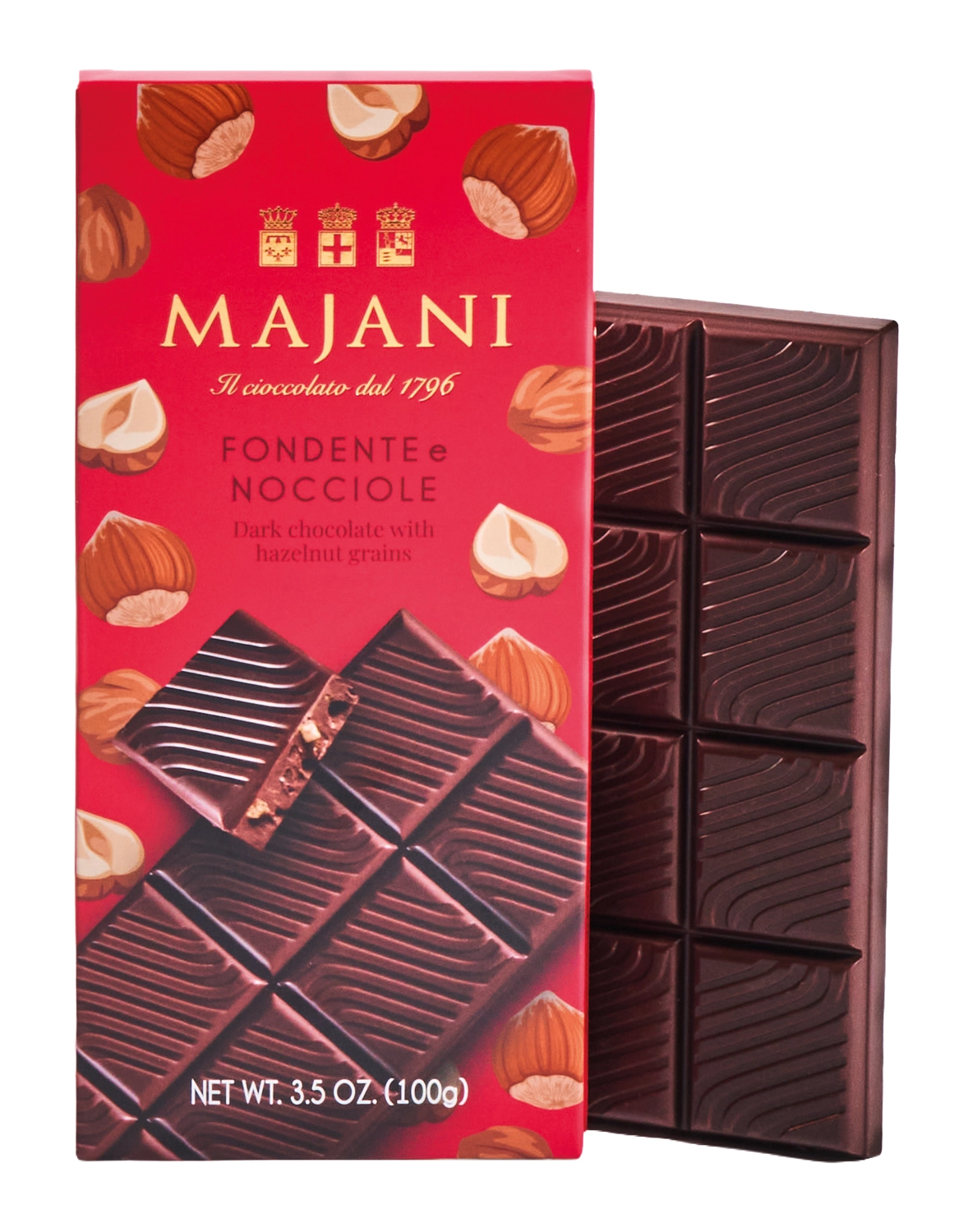 Majani Fondente & Nocciole 53 % dunkle Haselnussschokolade 100 g