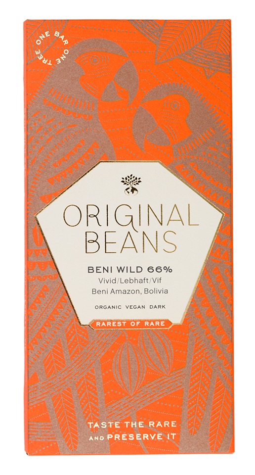 ORIGINAL BEANS | Dunkle Schokolade »Beni Wild Harvest« 66% | BIO | 70g