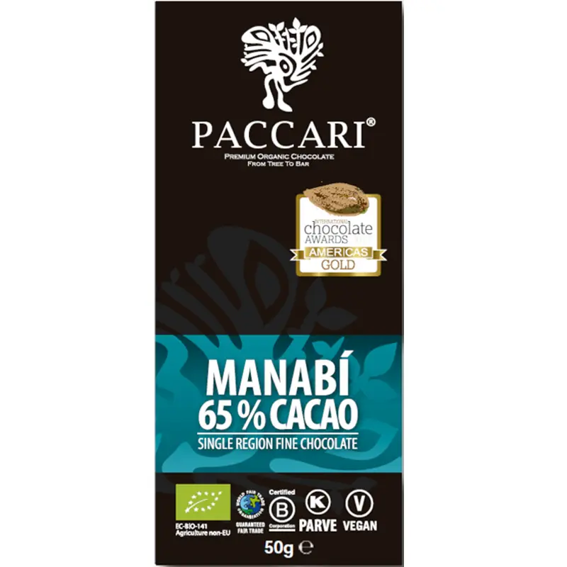 Prämierte Manabi Schokolade von Paccari - Pacari