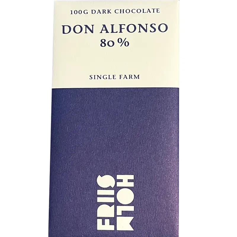 Friis-Holm Don Alfonso Nicaragua 80 % Bean-to-Bar-Schokoladentafel