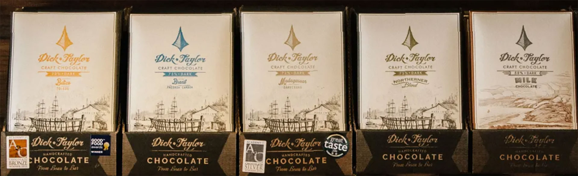 Dick Taylor Dick Taylor - Craft Chocolate Bean-to-Bar-Schokoladen