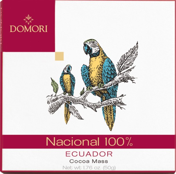 DOMORI Schokoladen | Ecuador »Arriba Nacional« Kakaomasse 100% | 50g