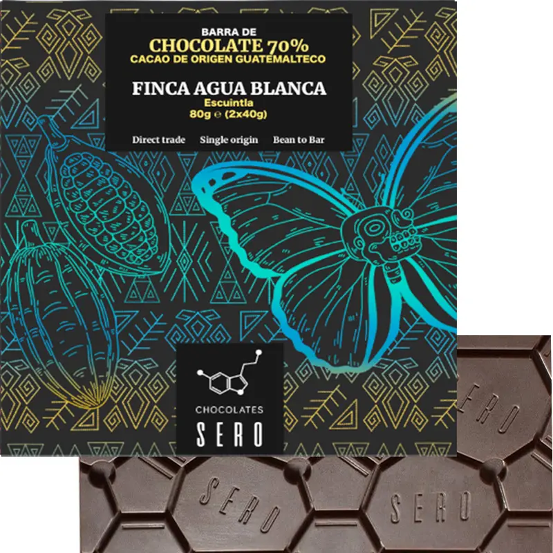 Chocolate 70% Finca agua Blanca  von Sero Guatemala
