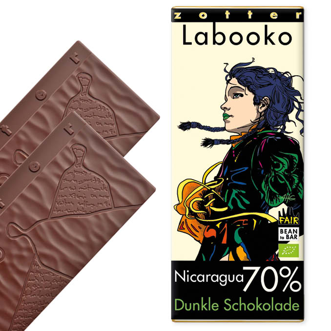 ZOTTER | »Labooko« Schokolade Nicaragua 70% | BIO | 70g