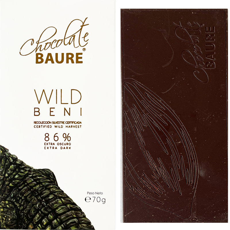Wild Beni Bolivien 86 Prozent Schokolade von Chocolate Baure