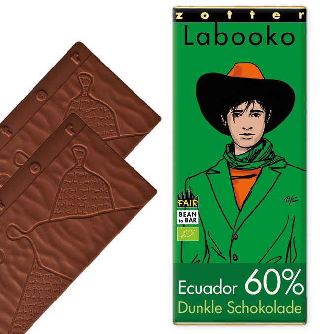 ZOTTER | »Labooko« Schokolade Ecuador 60% | BIO | 70g