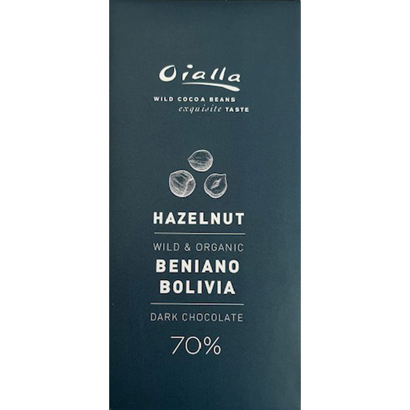 OIALLA | Dunkle Schokolade »Beniano Bolivia Hazelnut« 70% | 60g