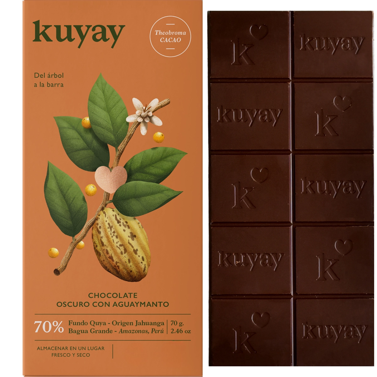 Physalis Schokolade Kuyay Tree to Bar Schokoladen  aus Fundo Quya, Jahuanga Peru