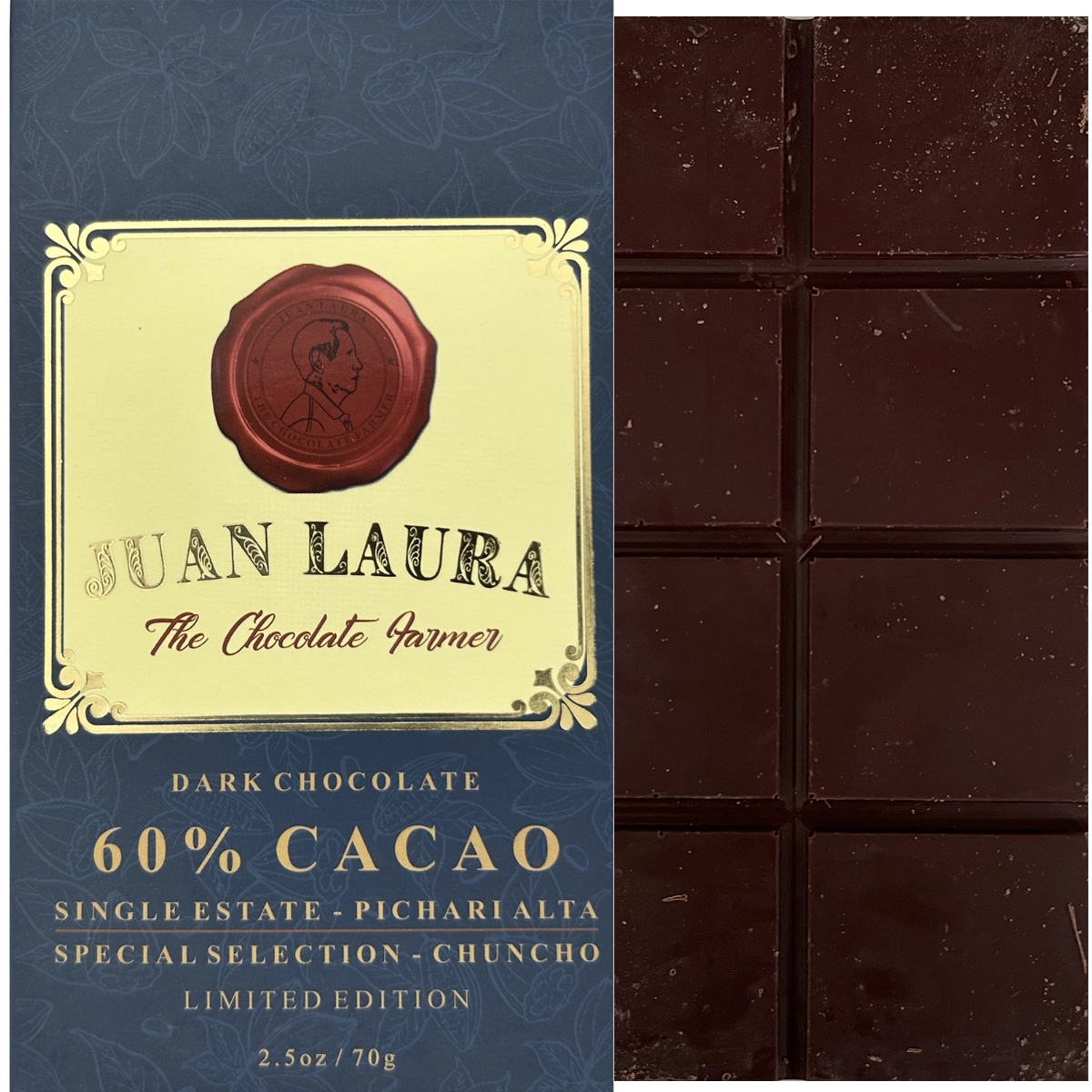 JUAN LAURA | Dunkle Schokolade Peru »Pichari – Chuncho« 60% | 70g