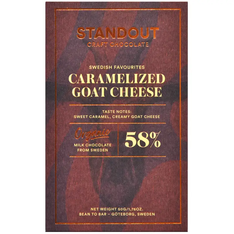 Milchschokolade Caramelisiert Goat Cheese von  Standout Chocolate
