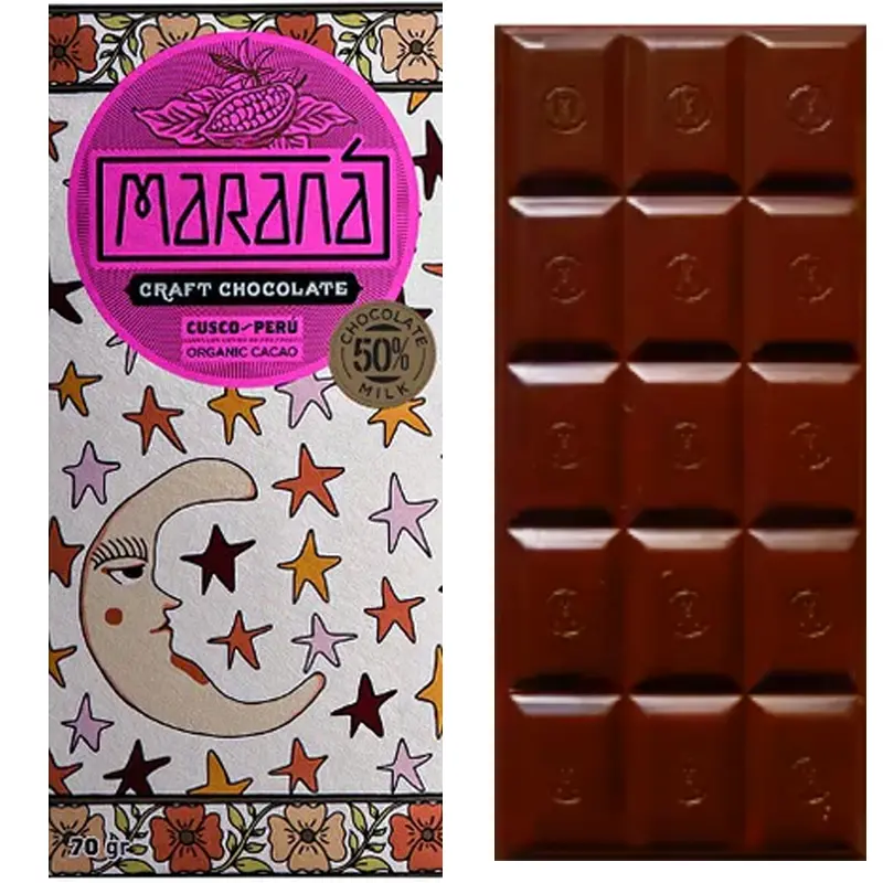 MARANÁ | Milchschokolade »Cusco - Peru« 50% | 70g Milchschokolade von Marana