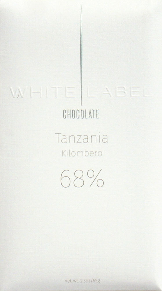 WHITE LABEL Chocolate | Dunkle Schokolade »Tanzania - Kilombero« 68% | 65g MHD 31.10.2023