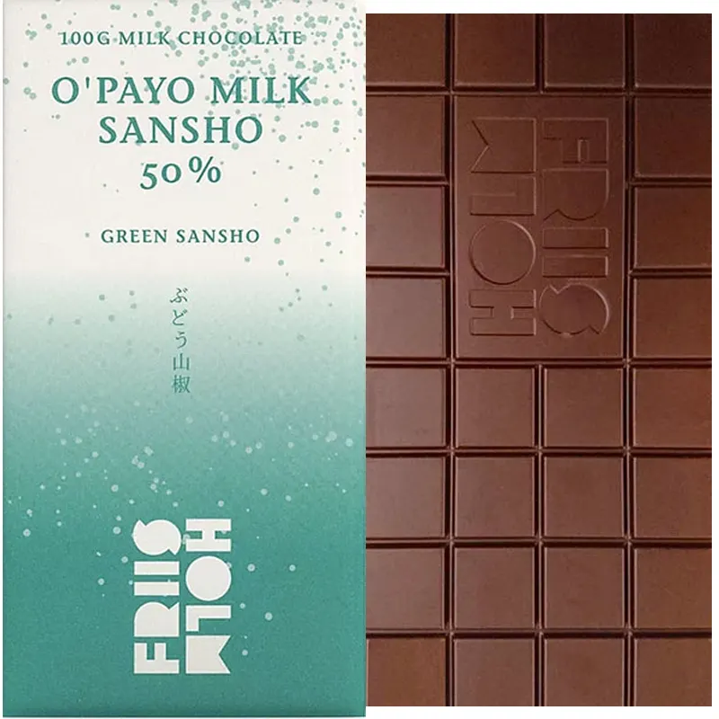 O Payo Milk Sansho Pepper Milchschokolade mit Pfeffer von Mikkel Friis Holm