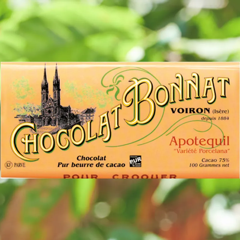 Französische Bonnat Schokolade Apotequil Porcelana