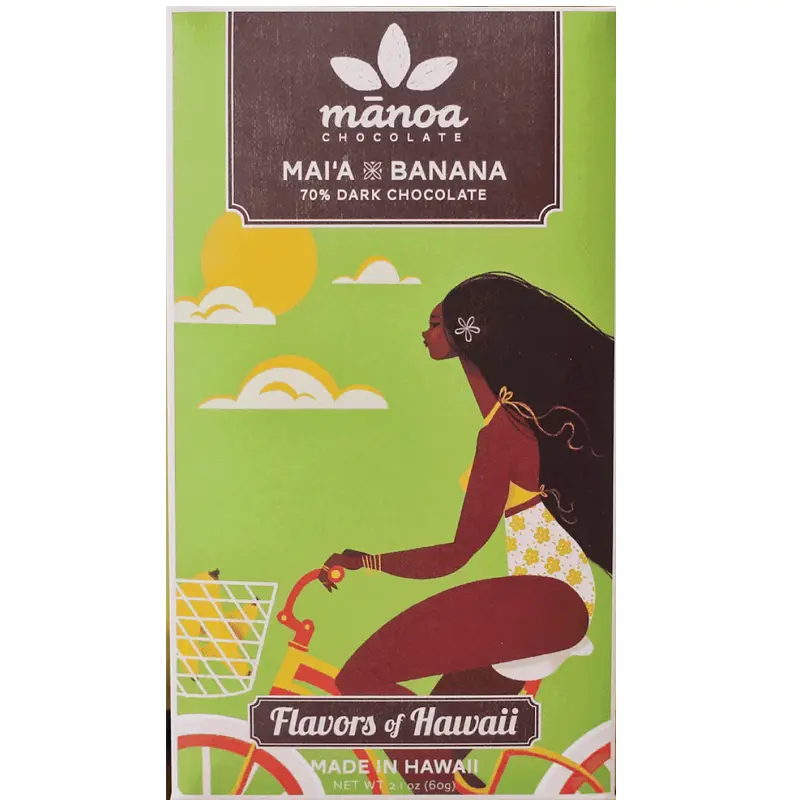Schokolade mit Banae von Maoa Hawaii