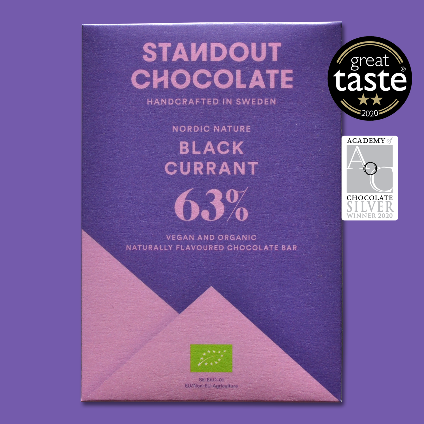 STANDOUT CHOCOLATE | Dunkle Schokolade & Johannisbeere Nordic Nature »Black Currant« 63% | 50g