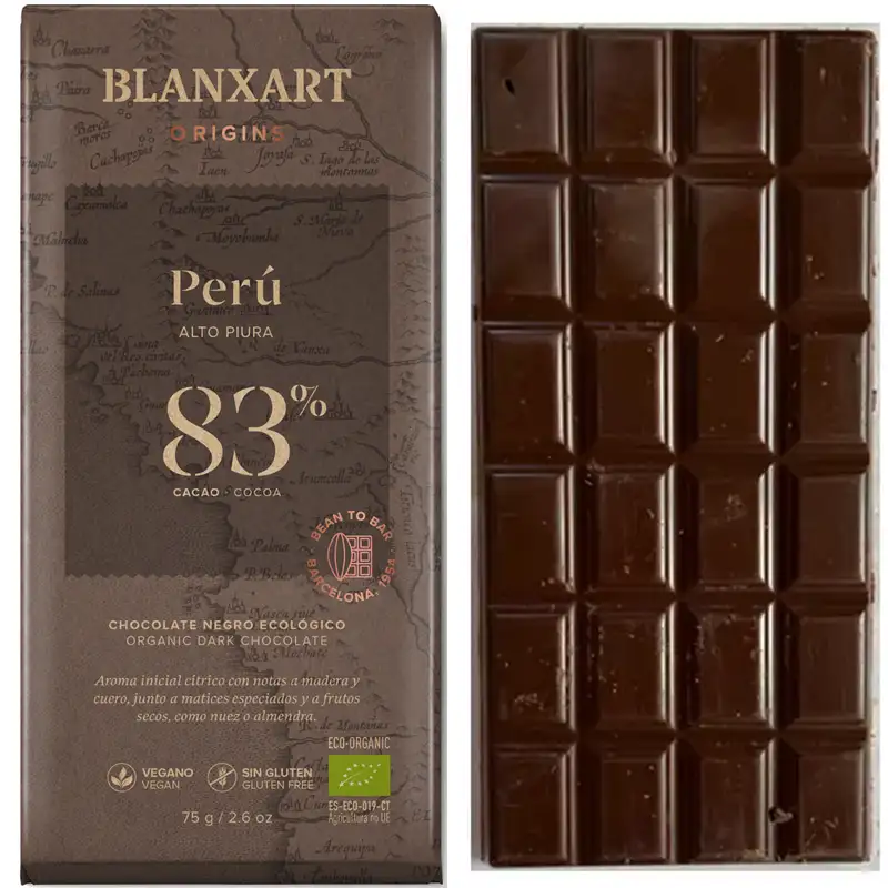 83% Bio Schokolade Peru von Blanxart