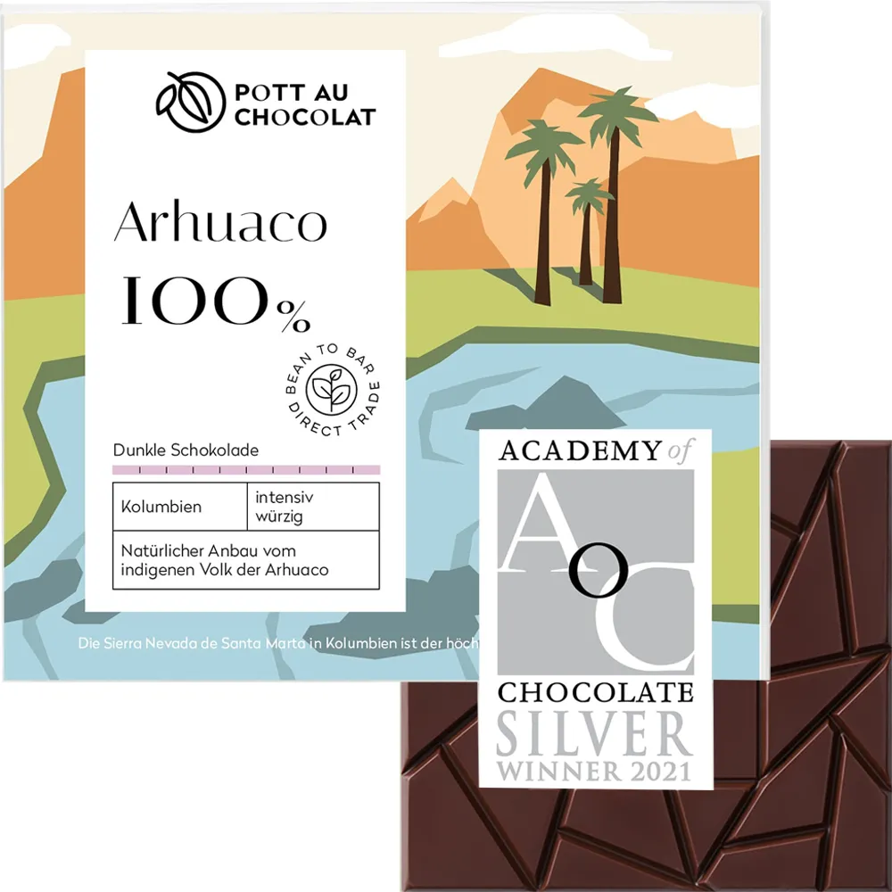 100% Schokolade Kakaomasse von Pott