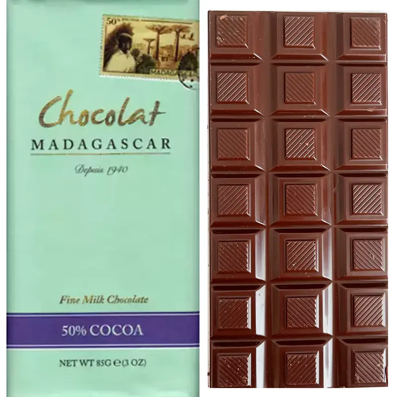 50% Milcshcokolade von Chocolate Madagascar