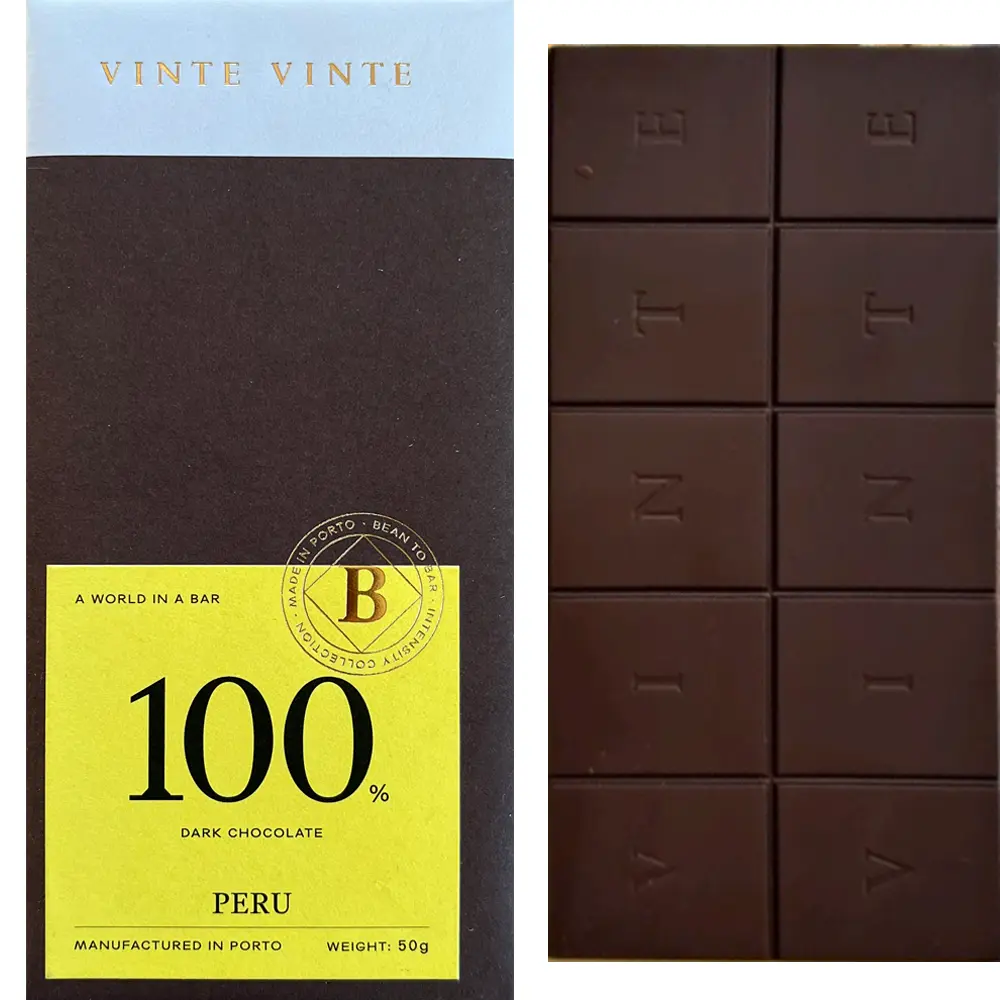 VINTE VINTE Schokoladen | Kakaomasse Peru »100%« 100% | 50g