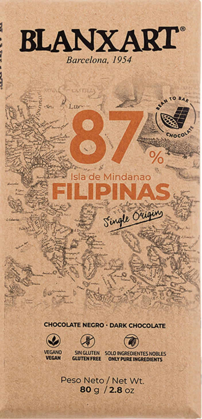 Spanische Blanxart Schokolade Filipinas 87