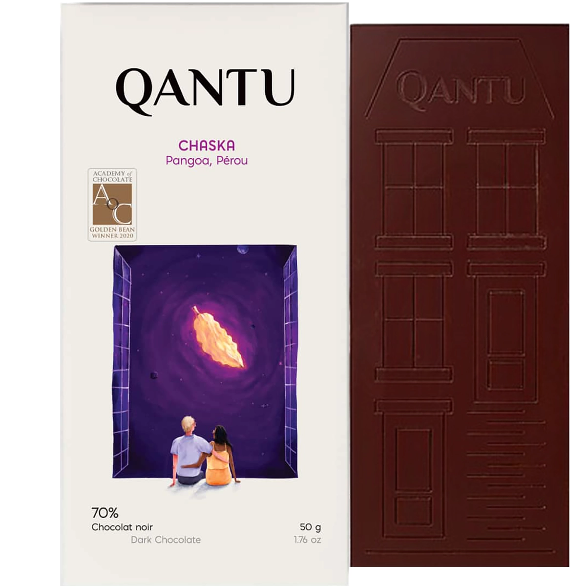 QANTU Chaska 70 % – dunkle Schokolade aus Junín Peru, Single-Origin Kakao