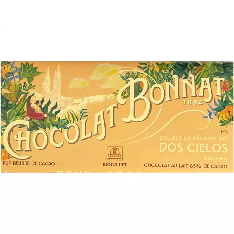Dos Cielos Milchschokolade von Bonnat Frankreich