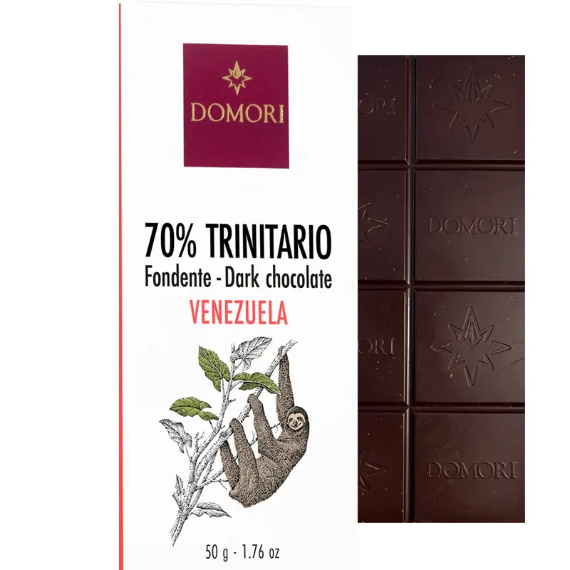 DOMORI | Dunkle Schokolade Trinitario »Venezuela« 70% | 50g MHD 30.11.2025 Trinitario Venezuela Schokolade von Domori Italien